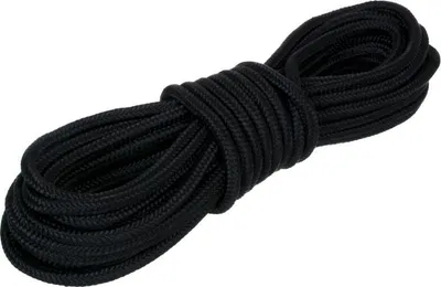Produktbild von NAJDER - Polypropylen-Seil Textilseil Leine Schnur - Geflochtenes Seil Flechtleine mit Traglast bis 18800 N - Polypropylenseil 16 mm in Schwarz - 10 Meter