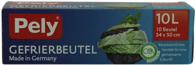 Zdjęcie produktu dla Woreczki do zamrażania Pely 3-warstwowe foliowe ekonomiczne opakowanie 10 litrów 10 sztuk