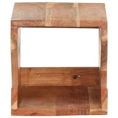 Produktbild von vidaXL Wand Fahrradträger 35x25x25 cm Akazie Massivholz