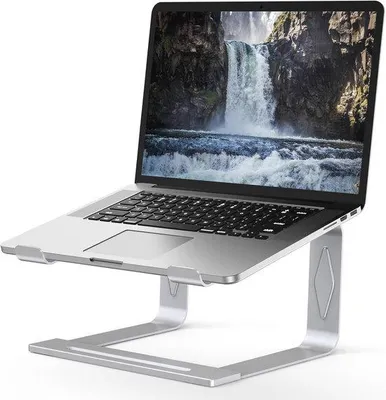 Produktbild von Famanu Laptopständer - Verstellbare Laptoperhöhung mit Belüftung für 10-15,6 Zoll Laptops