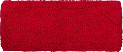 Produktbild von styleBREAKER Damen Strick Stirnband einfarbig mit Rauten Muster, Thermo Fleece Futter, Winter Headband Uni 04026062