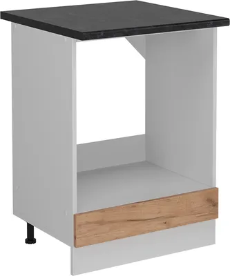 Image de Meuble pour four Vicco R-Line Chêne de force doré 60cm PT Anthracite, Model 52303