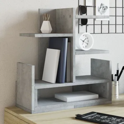Produktbild von Schreibtisch-Organizer Betongrau 49x20x52,5 cm Holzwerkstoff - Stifthalter CC30536