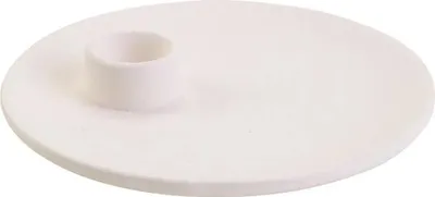 Produktbild von Creativ Company Kerzenbrett Terrakotta weiß 11 cm 12 Stück Dekoration