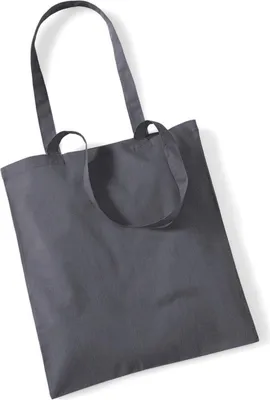 Immagine prodotto di Westford Mill W101 | Bag for Life - Borsa per la spesa con manici lunghi - 38 x 42 cm - Colore: Grafite - Taglia: Unica