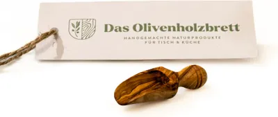 Produktbild von Gewürzschaufel aus Olivenholz 6 cm