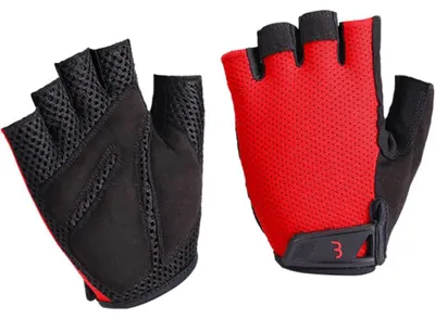 Image de Gants de cyclisme BBB Cycling CoolDown M, rouge - gants de vélo respirants pour l'été...