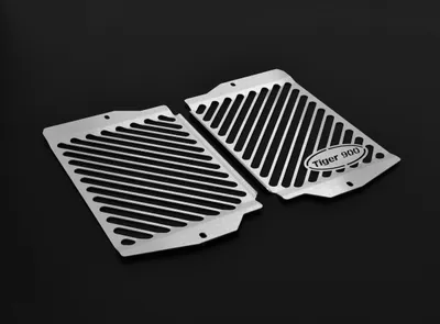 Obrázek produktu pro Kryt chladiče ZIEGER kompatibilní s logem Triumph Tiger 900 stříbrný