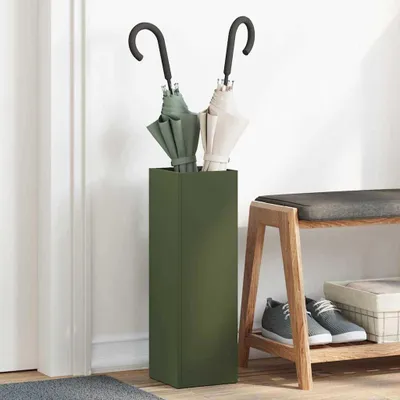 Produktbild von BEI CLORIS Sonnenschirmhalter Oliv 15,5 x 15,5 x 49 cm Metall - Schirmständer Neu3531477 1parcel