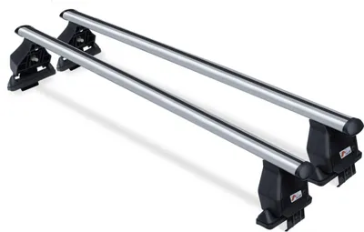 Immagine prodotto di Menabo Tema | Portapacchi Alfa Romeo - 147 2000-2010 - alluminio - lunghezza 112 cm - carico massimo 50 kg - confezione da 2 pz