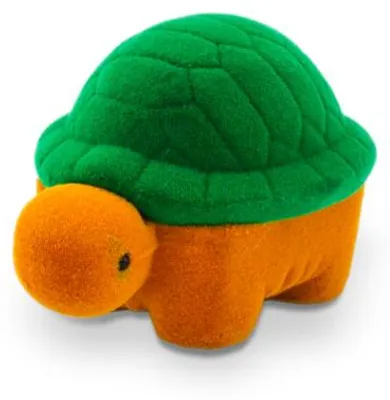 Zdjęcie produktu dla Pudełko prezentowe zamszowe "Żółw" KDET18
