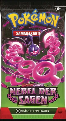 Produktbild von Pokémon Karmesin & Purpur Nebel der Sagen - Booster Bundle - DE