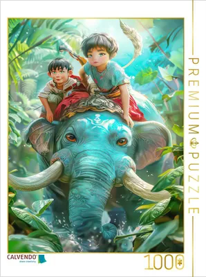 Produktbild von CALVENDO Puzzle Manga-Jungen und -Mädchen | 1000 Teile Lege-Größe 64x48cm Foto-Puzzle für glückliche Stunden