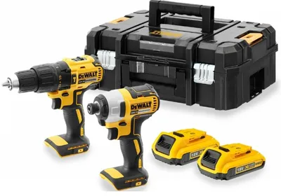 Produktbild von Dewalt Zestaw Combo 18V Dcd777 + Dcf787 2X2,0Ah Tstak Ii
