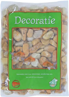 Productafbeelding van De Boon Grind Glanskiezel Giallo Sien.Zak 1KG