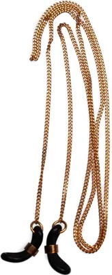 Image de Cordon pour lunettes en métal, doré, n° 19