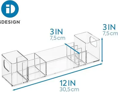 Produktbild von Famanu Kosmetikorganizer transparent - mehrere Ebenen