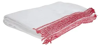 Küchentücher 10er-Pack, 406 x 254 mm, Baumwolle, superabsorbierend, weiß