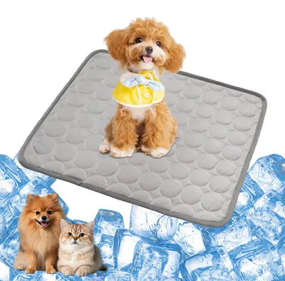 Imagen del producto de Colchoneta refrigerante para perros y gatos, 62 x 50 cm, cojín refrigerante para mascotas