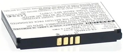 Produktbild von Akku für Alcatel CAB3170000C1 Li-Ion 3,7 Volt 900 mAh schwarz.