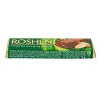 Roshen Schokoladenriegel mit Erdnüssen – Cremige Milchschokolade mit knuspriger Füllung, 38 g Riegel