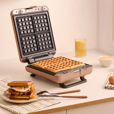 Produktbild von STONE STUDIO - Sandwichgrill und Waffeleisen mit austauschbaren Platten