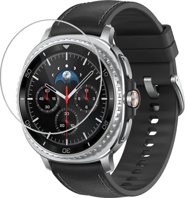 Produktbild von Strap-it Displayschutzfolie aus gehärtetem Glas – Schutzglasplatte passend für Samsung Galaxy Watch 8 Classic – 46 mm