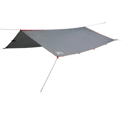 Image de Bâche de camping gris et orange 360x294 cm imperméable