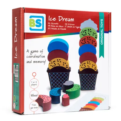 Produktbild von BS Toys Ice Creations Holzbalance und Stapelspiel