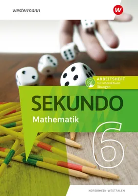 Produktbild von Sekundo 6. Arbeitsheft mit interaktiven Übungen. Mathematik für differenzierende Schulformen. Für Nordrhein-Westfalen