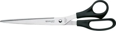 Produktbild von WESTCOTT Büroschere Länge: 260 mm schwarz Rechtshänder asymmetrisch