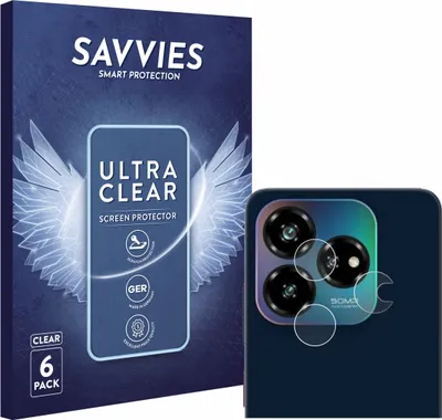 Produktbild von 6x Für ZTE Blade V60 Vita (NUR Kameraschutz) Schutzfolie Savvies Displayschutz Display Schutz Folie Klar Transparent