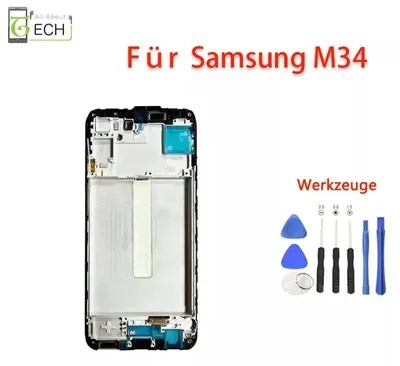 Produktbild von Für Samsung Galaxy M34 5G SM-M346B LCD (OLED) Display mit Rahmen Touchscreen