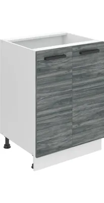 Produktbild von Belini Unterschrank Küche, Küchenunterschrank 60 cm Breite. SD2 Küchenunterschrank ohne Arbeitsplatte. Küchenschrank mit 2 Türen, Glamour Wood