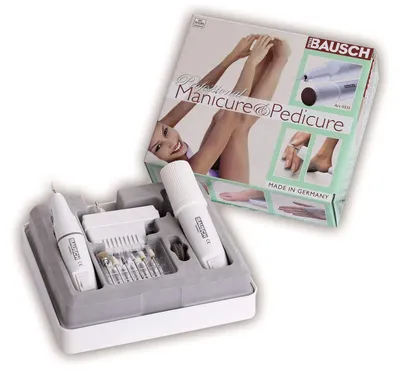 Immagine prodotto di Bausch 0333 Set di bellezza in astuccio a conchiglia Dispositivo per manicure/pedicure