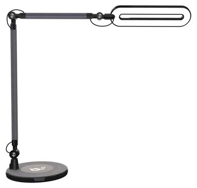 Produktbild von MAUL Tischleuchte MAULmarino LED 2800 - 6100 K dimmbar Standfuß schwarz silber