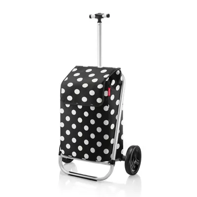 Obrázok produktu pre Reisenthel MH7073, Taška na kolieskach, Čierna, Biela, Hliník, Polypropylén (PP), Oceľ, 20 kg, Vzor, 2 koleso/kolesá