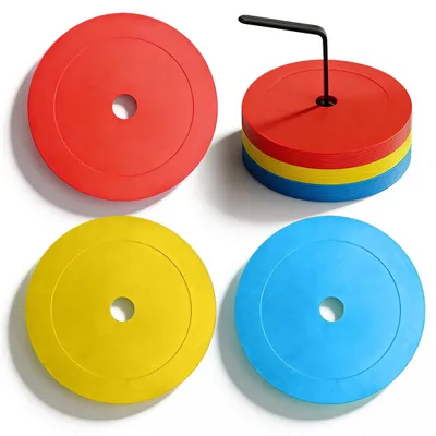 Productafbeelding van Markeringsschijven, set van 24 stuks, 15 cm, antislip vloermarkering voor Sporttraining