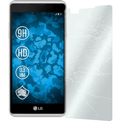 Produktbild von 2er-Pack PhoneNatic Glas-Folie klar  kompatibel mit LG X Skin - Panzerglas für X Skin