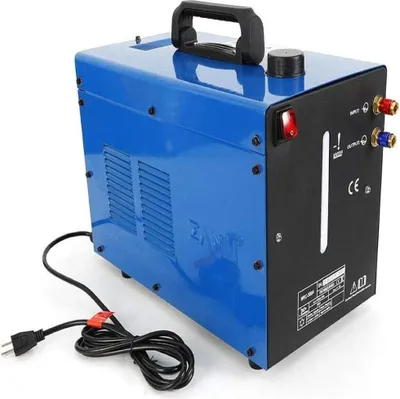 Image de Refroidisseur d'eau pour appareil de soudage - Refroidisseur TIG/WIG - Monophasé - 370 W - Réservoir de 8 L - Bleu