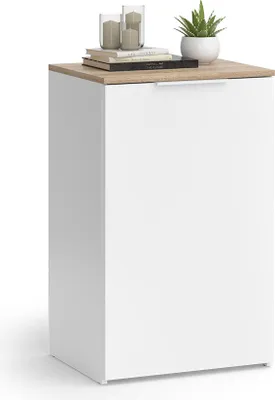 Produktbild von Kommode Vicco Wido Weiß 50 x 80 cm mit Regal, Model 57442