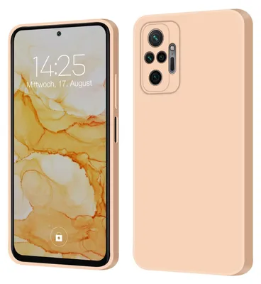 Produktbild von Hülle für Xiaomi Redmi Note 10 Pro Case Cover Bumper Smartphone Softgrip Schutzhülle Farbe: Rosa