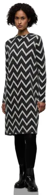 Produktbild von Street One Gemustertes T-Shirtkleid Black 44