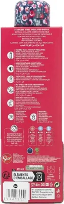 Produktbild von Disney Minnie Mouse Isolierte Edelstahl Trinkflasche Thermotrinkflasche 515 ml