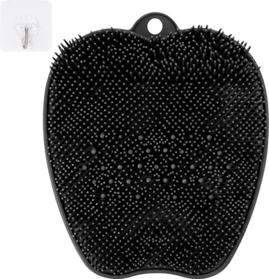 Immagine prodotto di ACWOO Spazzola per piedi Grande cuscinetto per massaggi ai piedi Ventose antiscivolo Nero