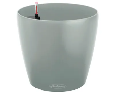 Obrázek produktu pro LECHUZA CLASSICO Color ECO 60, Oválný květináč, Volně stojící, Plast, Světle šedá, Kuželovitý, Vnitřní/venkovní