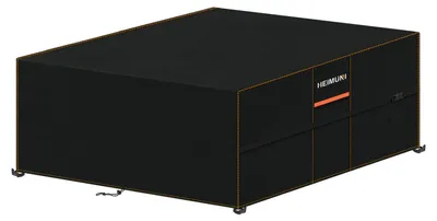 Image de Housse de protection pour mobilier de jardin, imperméable, résistante aux intempéries, dimensions 230x230x90 cm, tissu Oxford 420D
