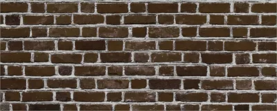 Produktbild von Wallario Poster - Ziegelsteinwand in braun - Backsteine, Kunstdruck Größe: 80 x 200 cm