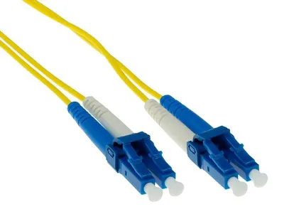 Image de ACT 1 mètre LSZH monomode 9/125 OS2 fibre patch duplex avec connecteurs LC