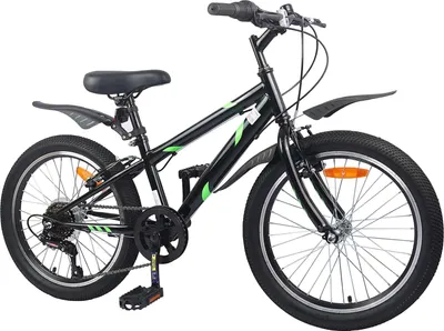 Obrázok produktu pre vidaXL Detský bicykel 20 palcov 6 rýchlostí pre deti od 6 do 11 rokov Black